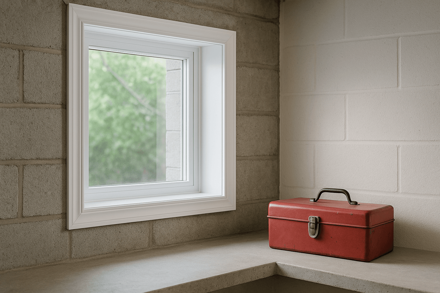 Zelf een ruit in een kelderraam vervangen