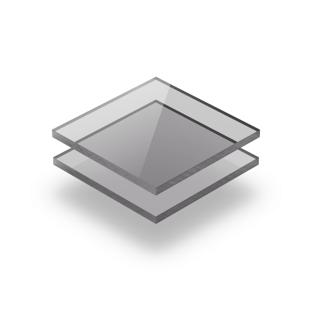 Plexiglas getint grijs transparant
