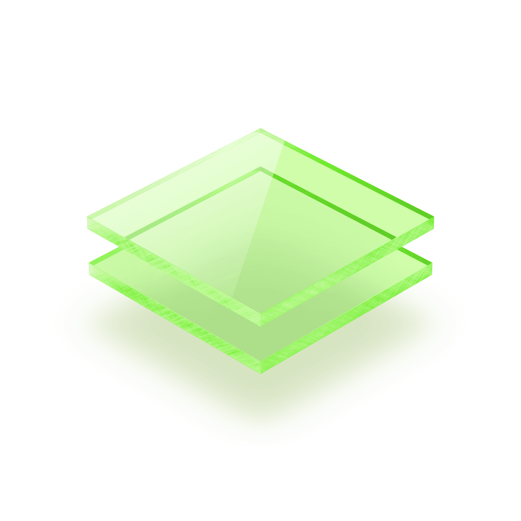 Plexi fluorescencyjny zielony