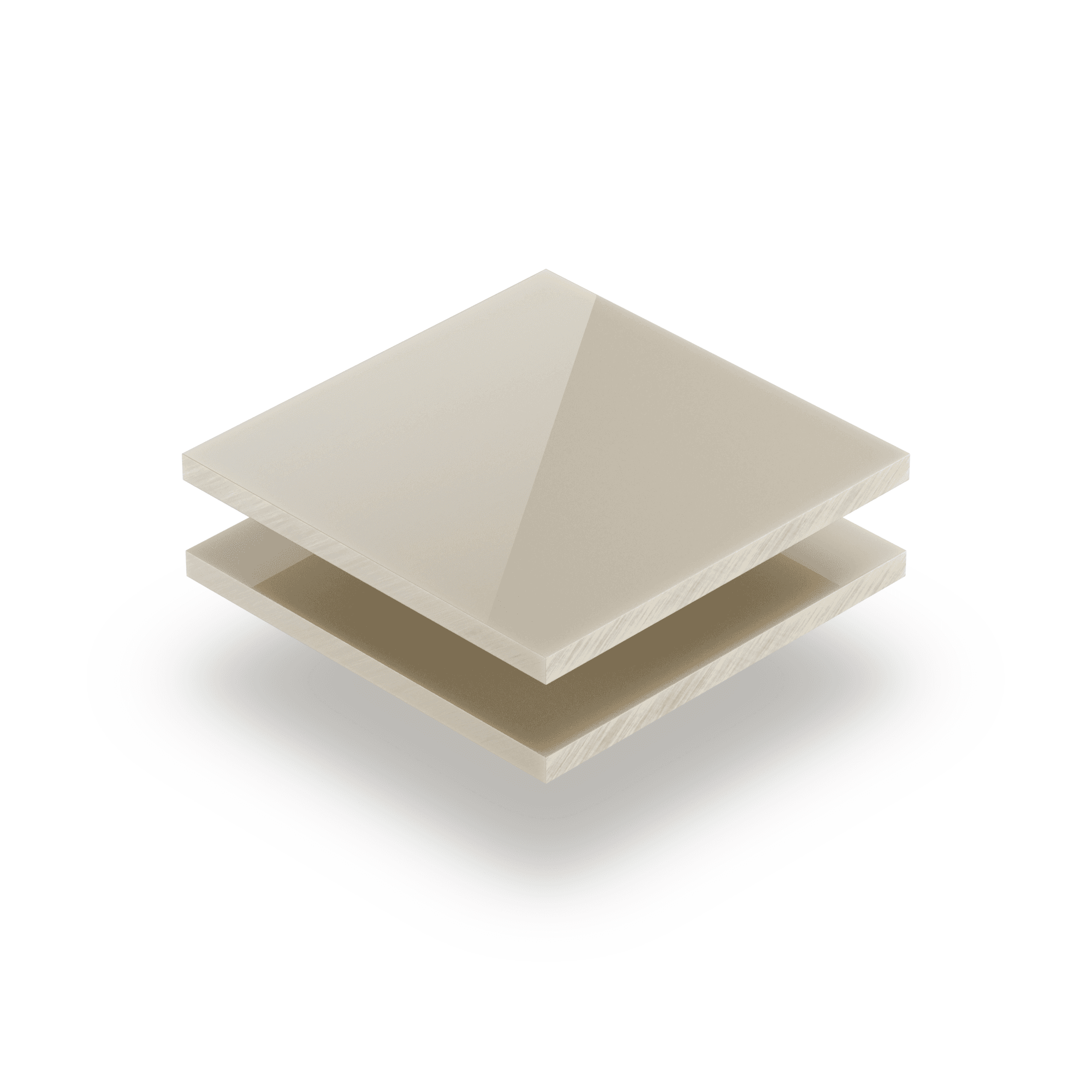 Plexi satynowy kremowy błyszczący