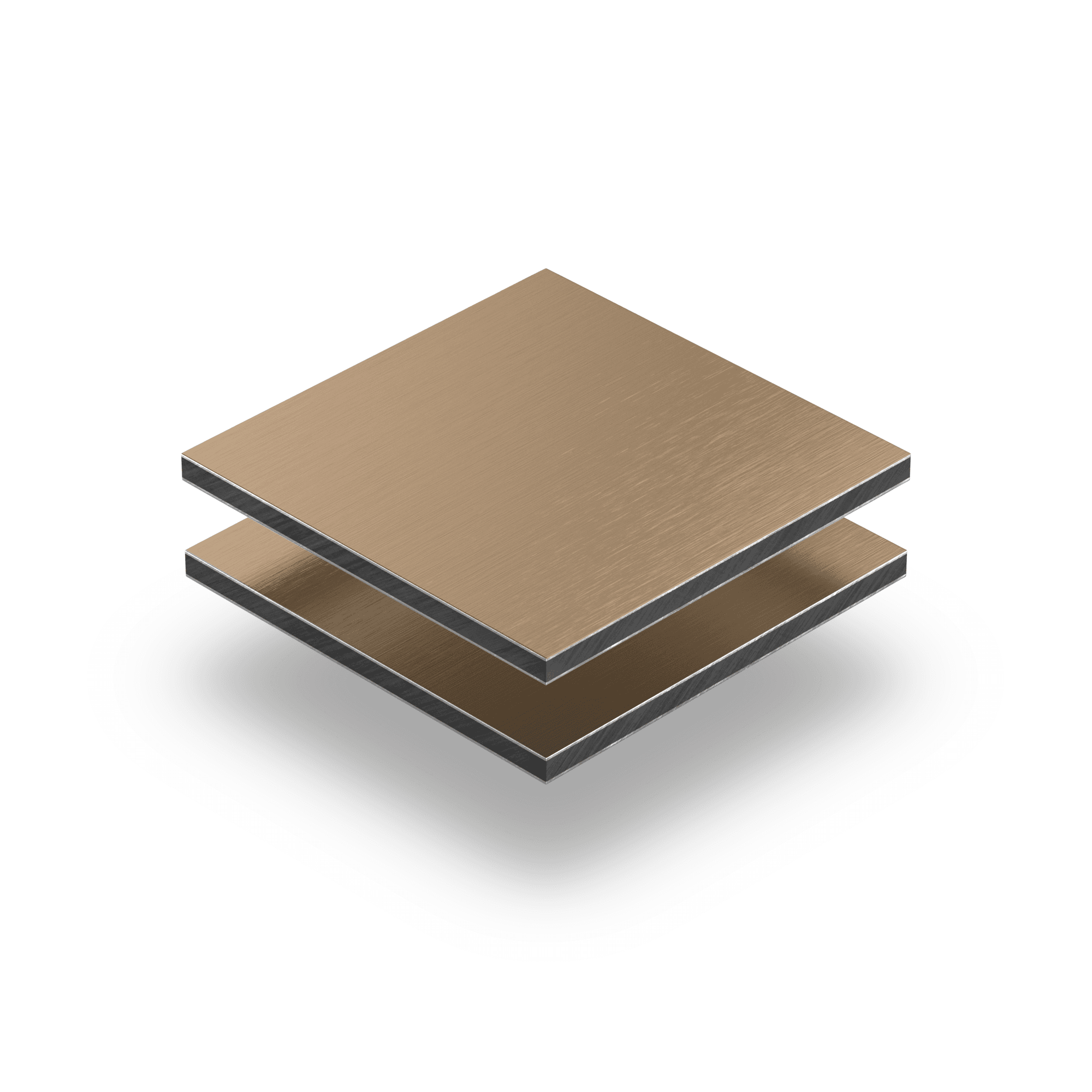 Alupanel brązowy szczotkowany 3 mm