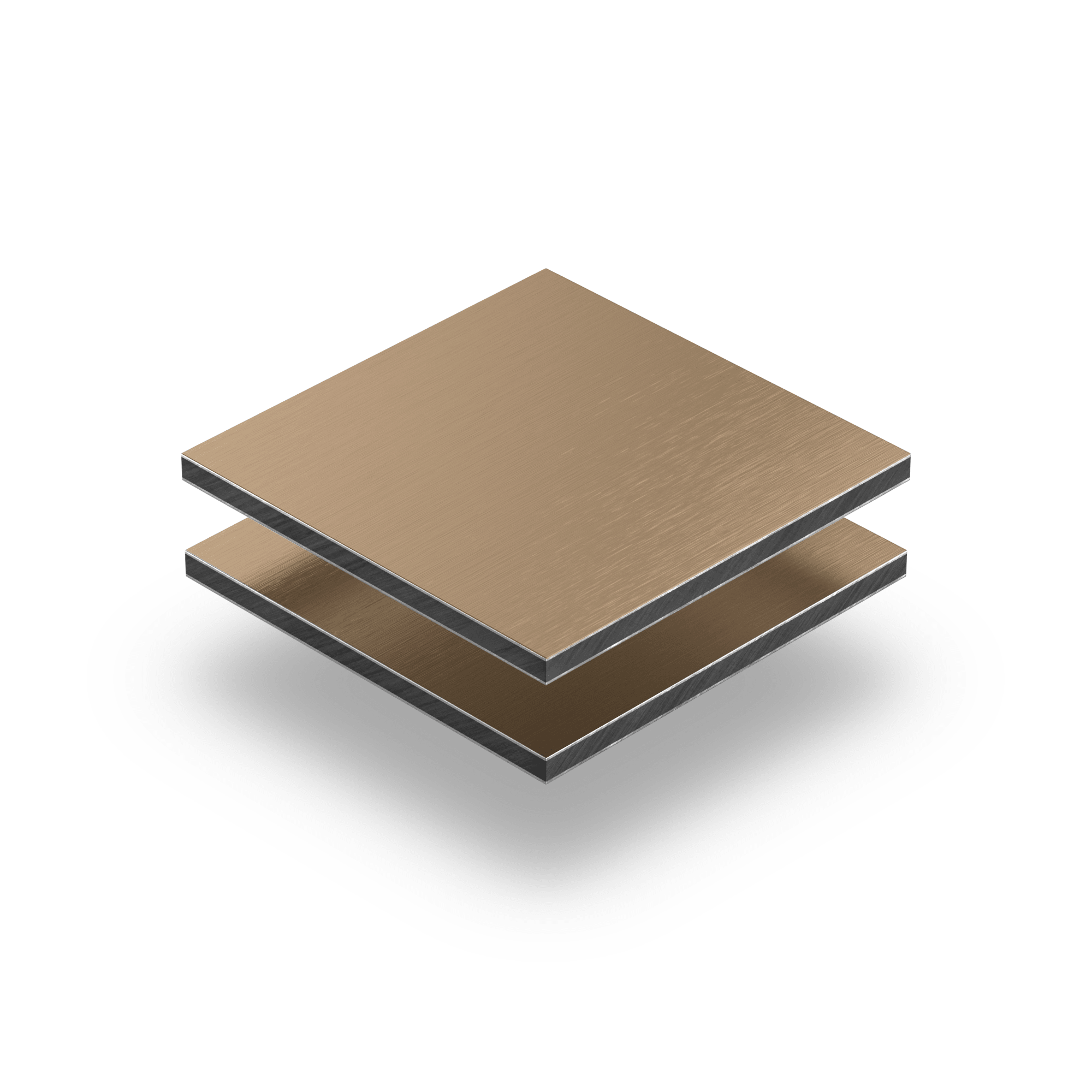 Alupanel brązowy szczotkowany 3 mm