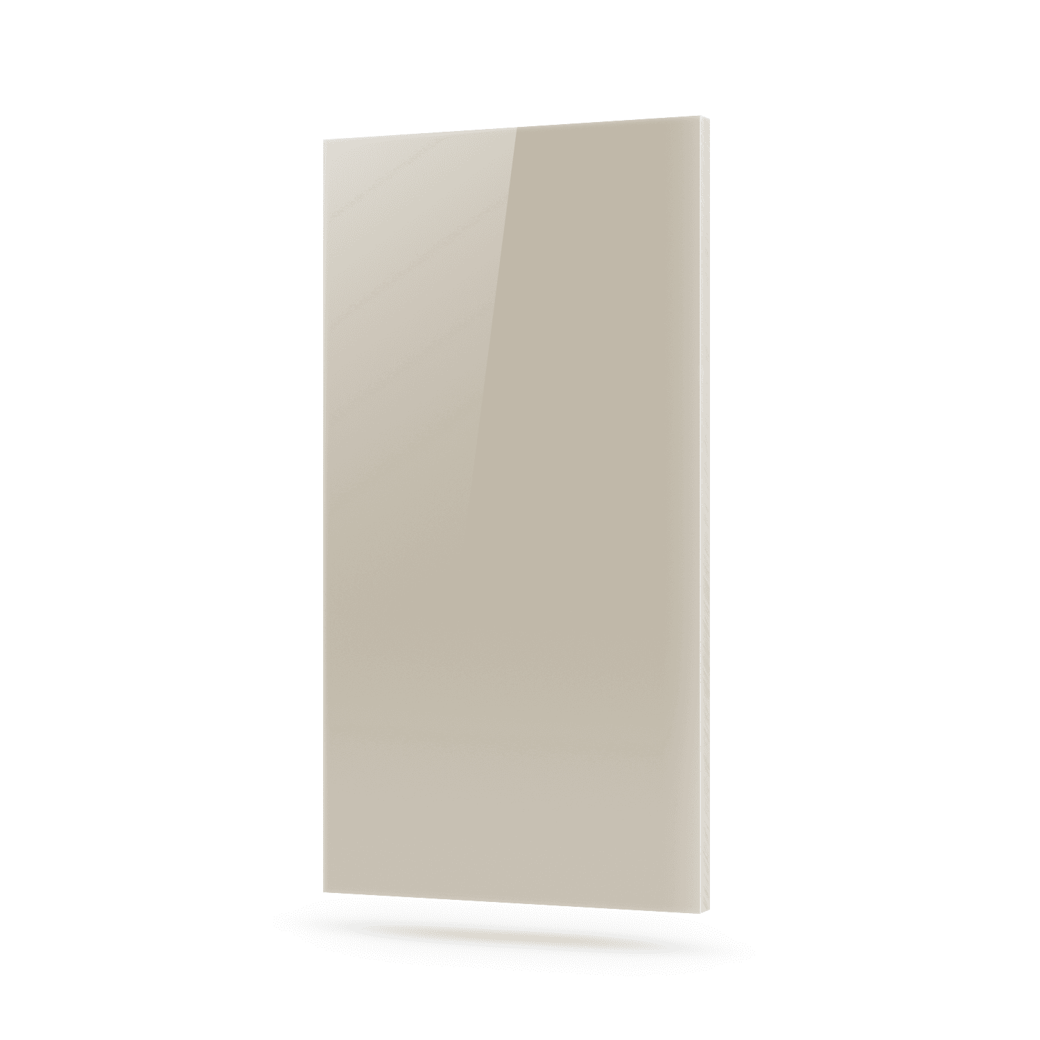 Wandpaneel Plexiglas Satijn Crème Glans/Mat 4 mm