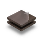 HPL czekoladowy brąz 6 mm RAL 8017