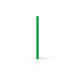 Plexi opalizujący zielony - Widok z boku
